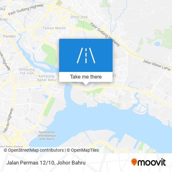 Jalan Permas 12/10 map