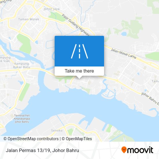 Jalan Permas 13/19 map
