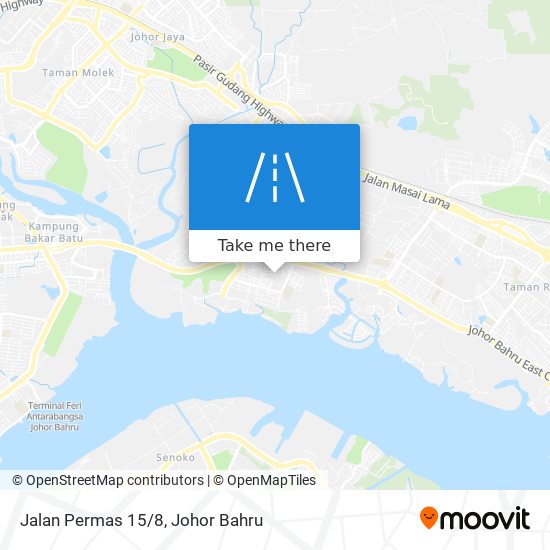 Jalan Permas 15/8 map