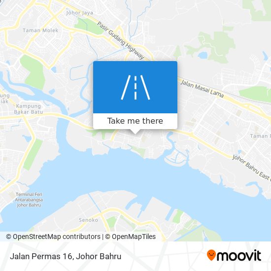 Jalan Permas 16 map