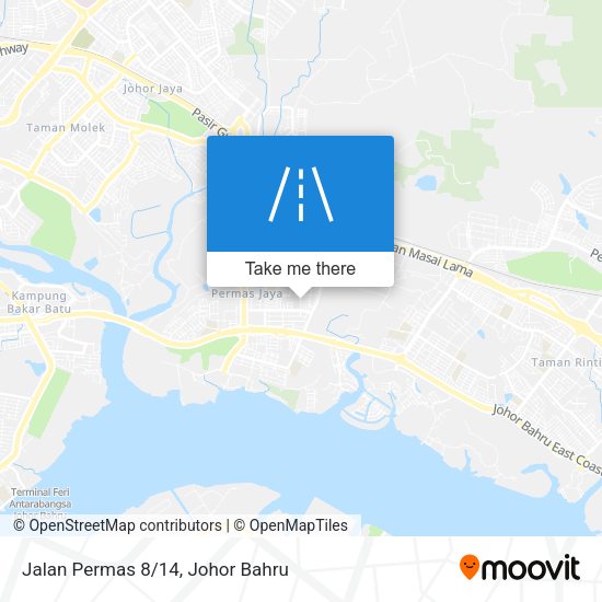 Jalan Permas 8/14 map