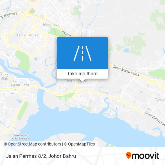 Jalan Permas 8/2 map