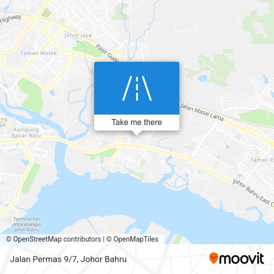 Jalan Permas 9/7 map