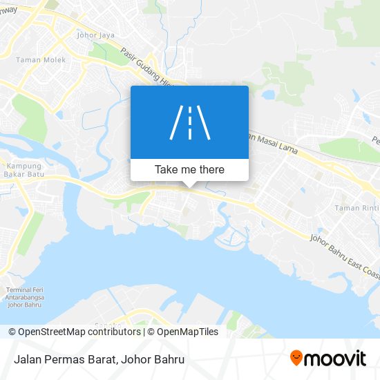 Jalan Permas Barat map