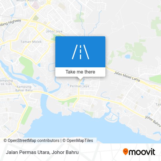 Jalan Permas Utara map