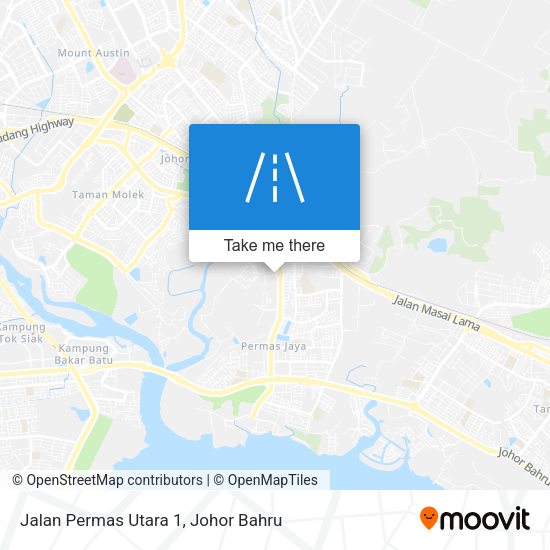 Jalan Permas Utara 1 map
