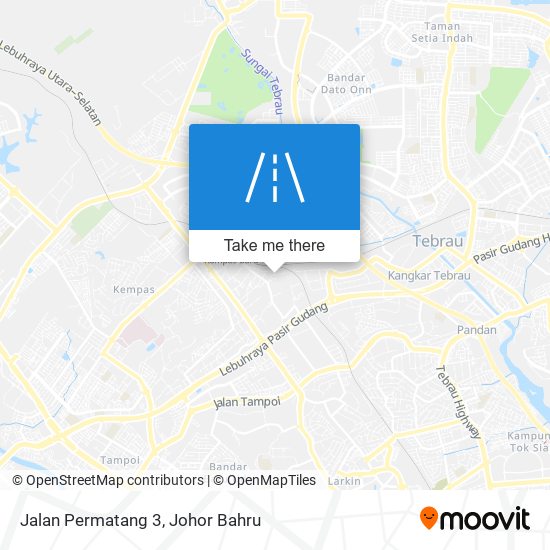 Jalan Permatang 3 map