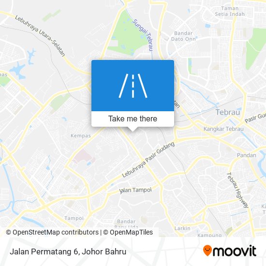 Jalan Permatang 6 map