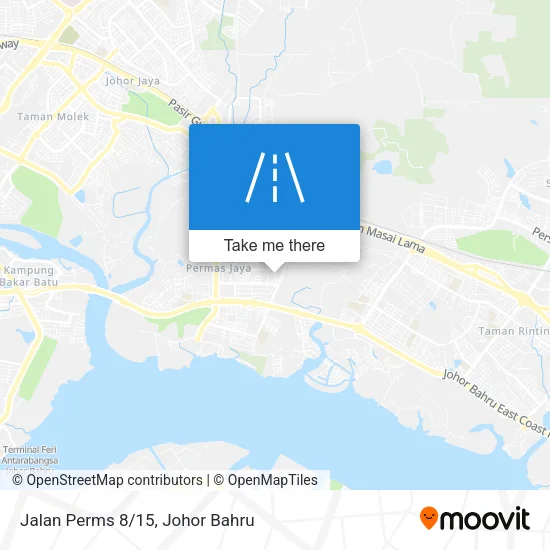 Jalan Perms 8/15 map