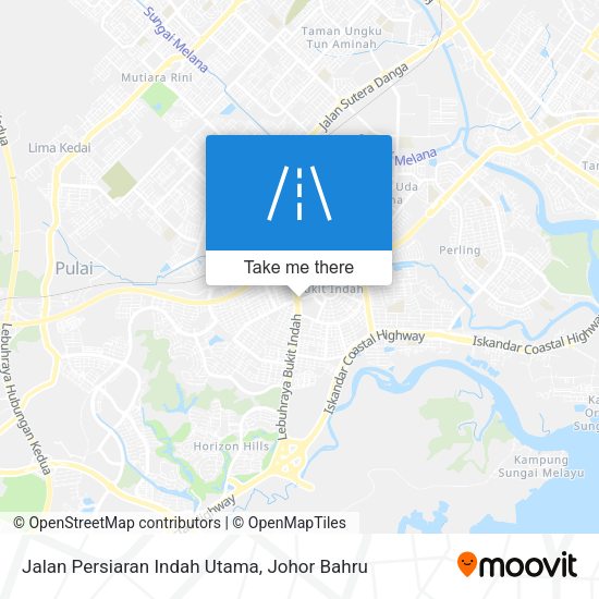Jalan Persiaran Indah Utama map