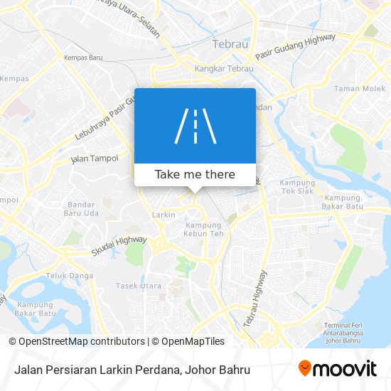 Jalan Persiaran Larkin Perdana map