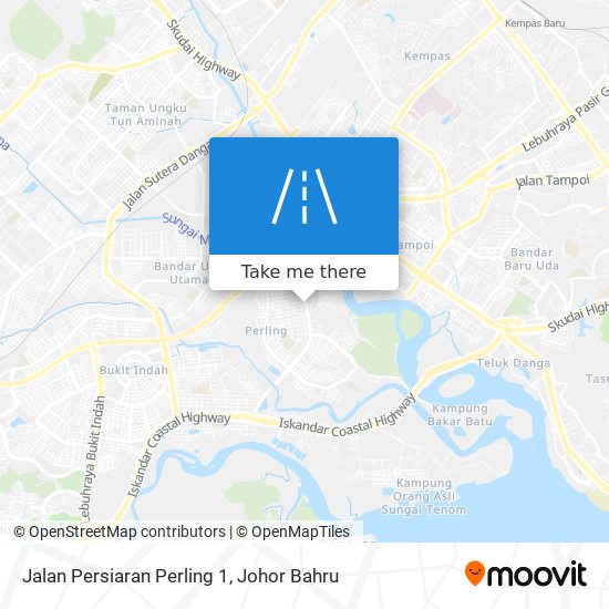 Jalan Persiaran Perling 1 map