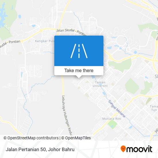 Jalan Pertanian 50 map