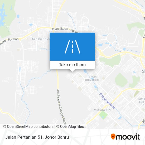 Jalan Pertanian 51 map