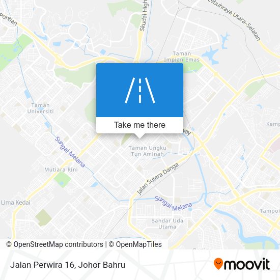 Jalan Perwira 16 map