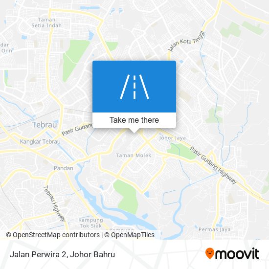 Jalan Perwira 2 map