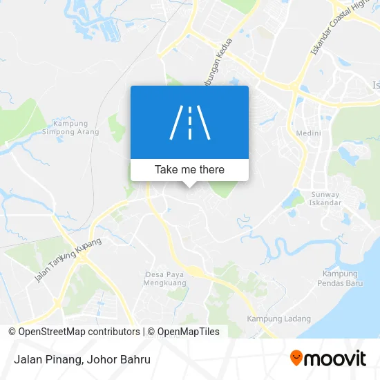 Jalan Pinang map