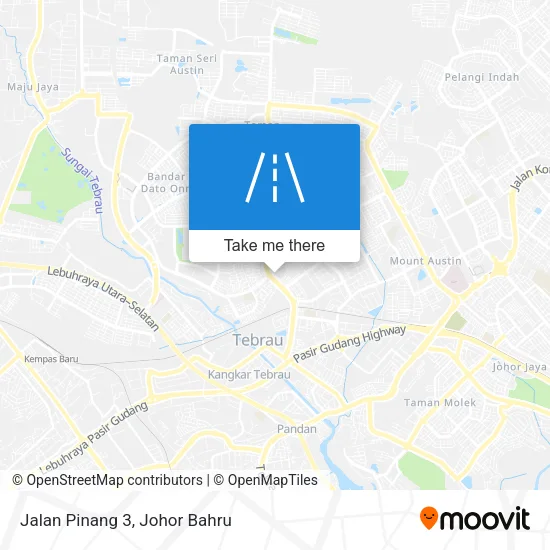 Jalan Pinang 3 map