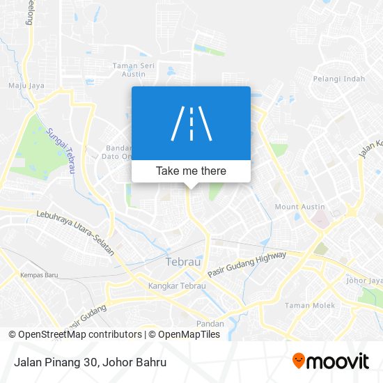 Jalan Pinang 30 map