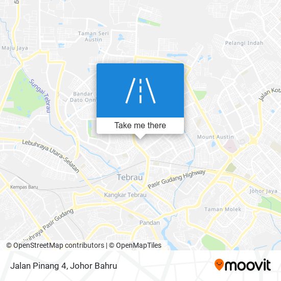 Jalan Pinang 4 map