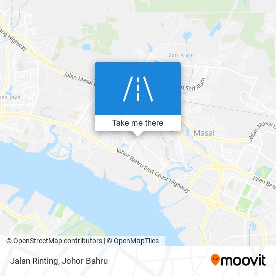 Jalan Rinting map