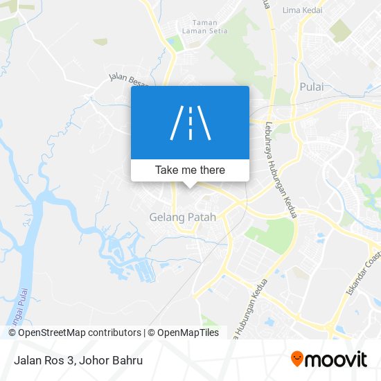 Jalan Ros 3 map