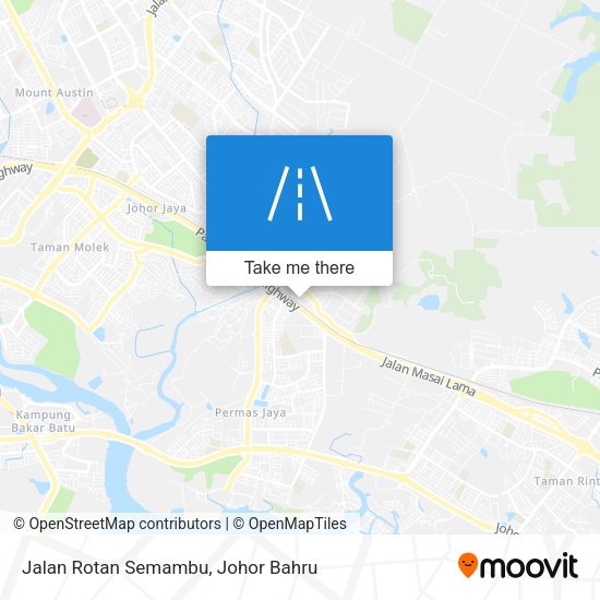 Jalan Rotan Semambu map