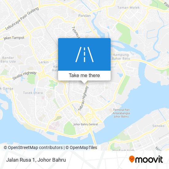 Jalan Rusa 1 map