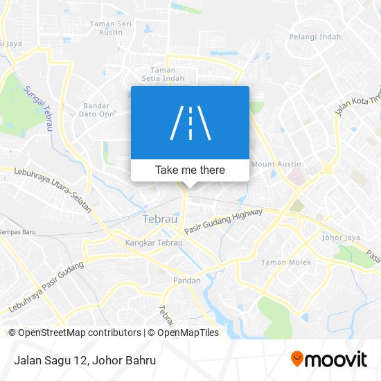 Jalan Sagu 12 map