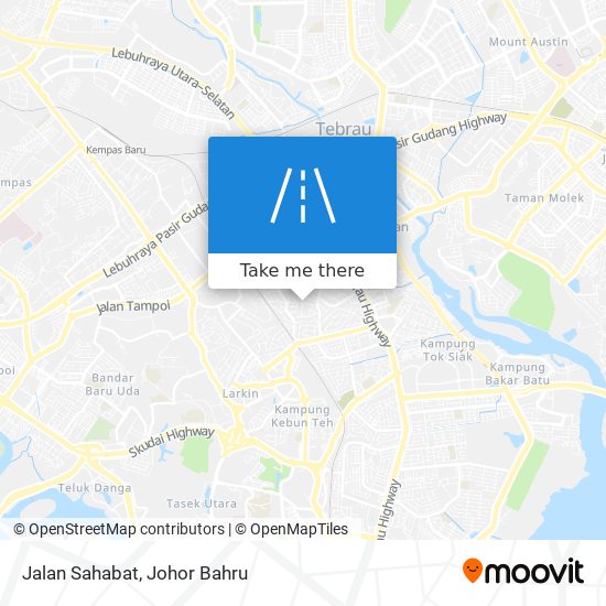 Jalan Sahabat map