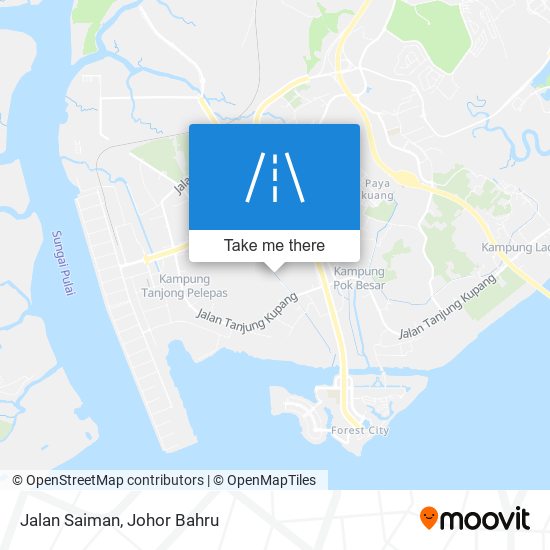 Jalan Saiman map