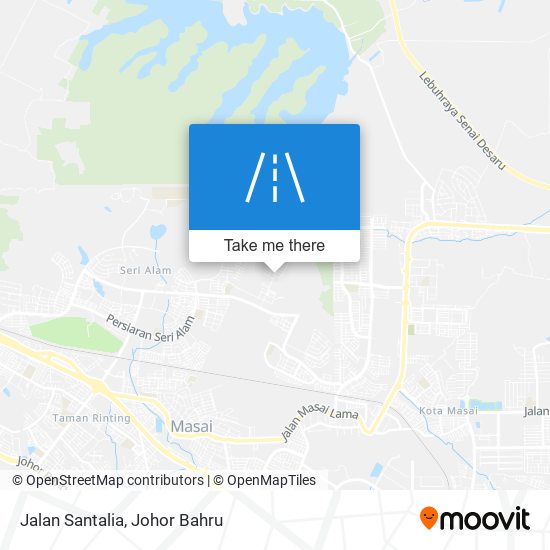 Jalan Santalia map