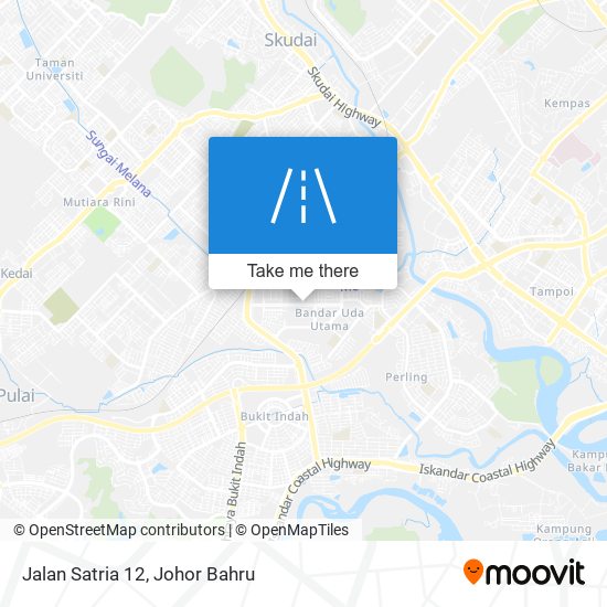 Jalan Satria 12 map