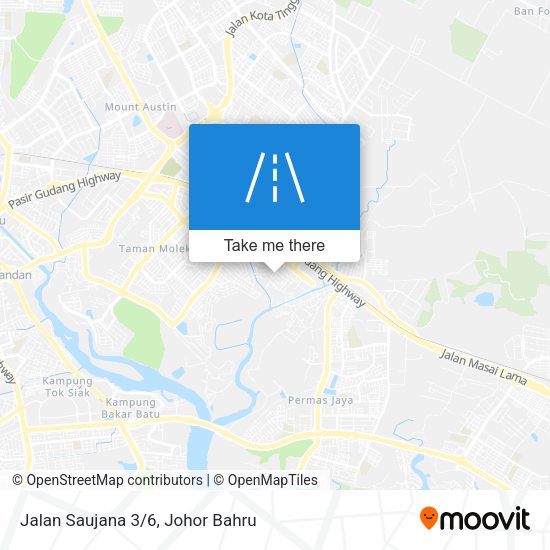 Jalan Saujana 3/6 map