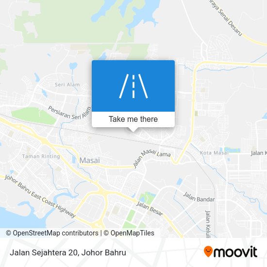 Jalan Sejahtera 20 map