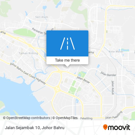 Jalan Sejambak 10 map