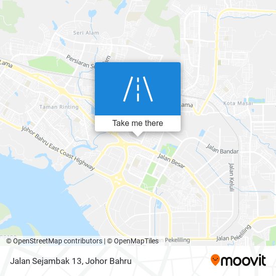 Jalan Sejambak 13 map