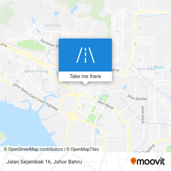 Jalan Sejambak 16 map