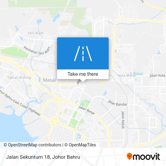 Jalan Sekuntum 18 map