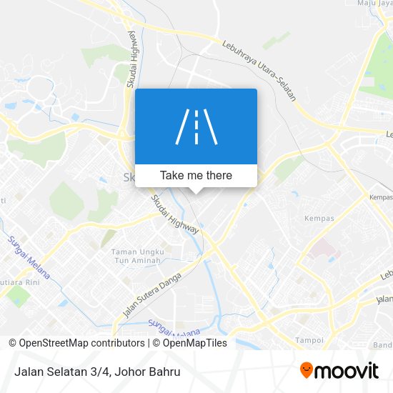 Jalan Selatan 3/4 map