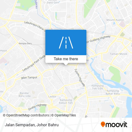 Jalan Sempadan map