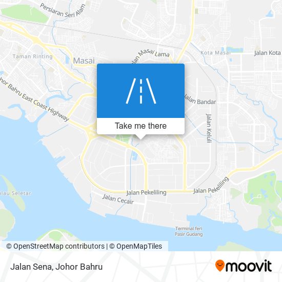 Jalan Sena map