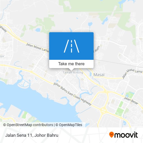 Jalan Sena 11 map