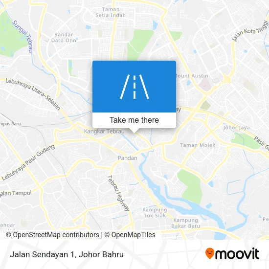 Jalan Sendayan 1 map