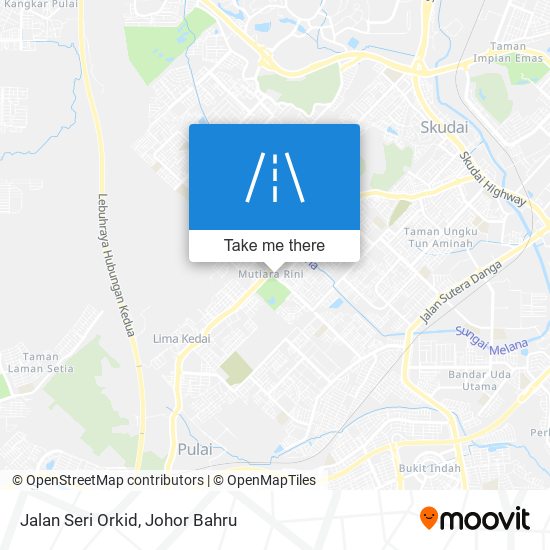 Jalan Seri Orkid map