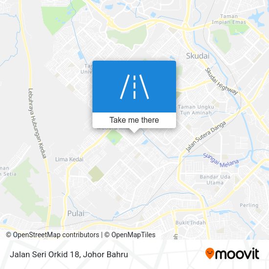Jalan Seri Orkid 18 map
