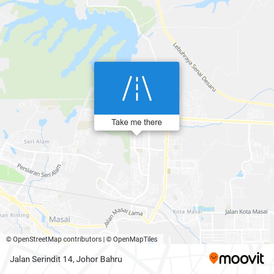 Jalan Serindit 14 map