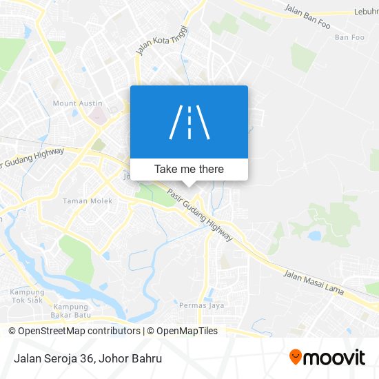 Jalan Seroja 36 map