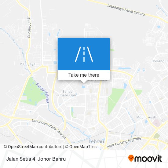 Jalan Setia 4 map