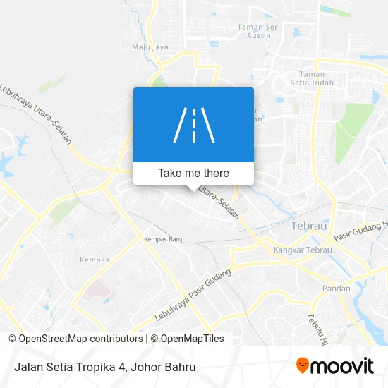Jalan Setia Tropika 4 map